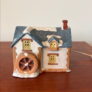 Village Grist Mill Holiday Dickens of London Christmas Porcelain House Vintage